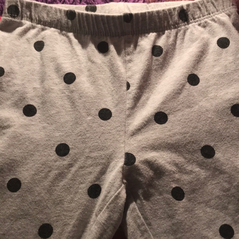 Regular tights with poka dots